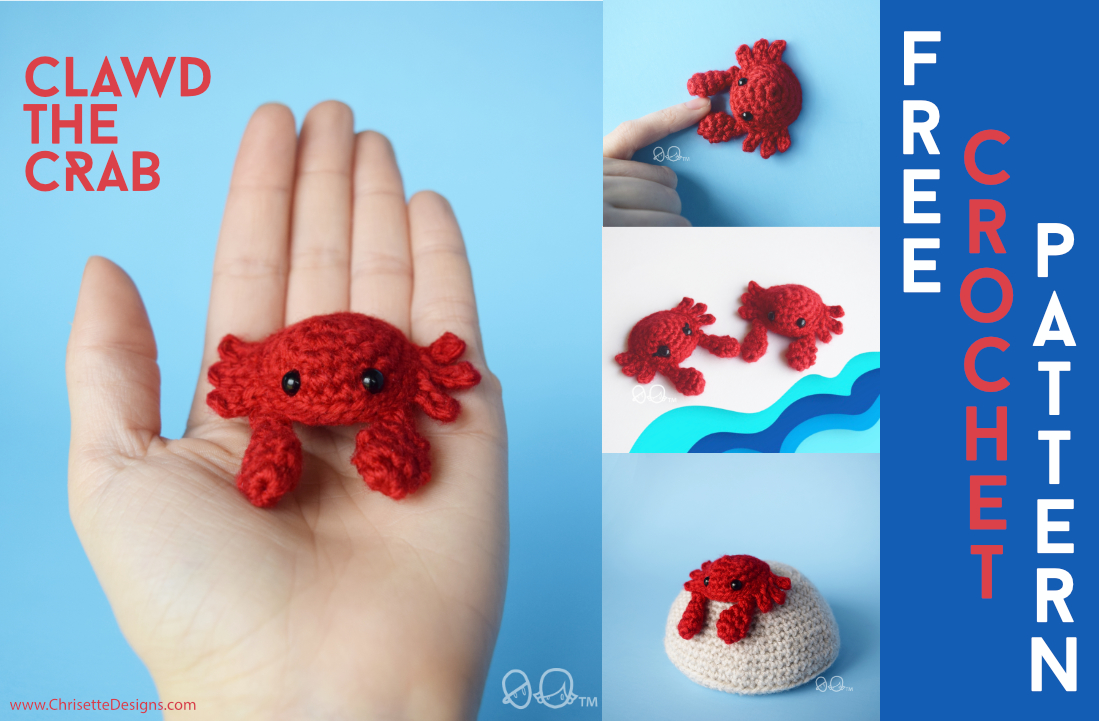 free crochet crab pattern clawd
